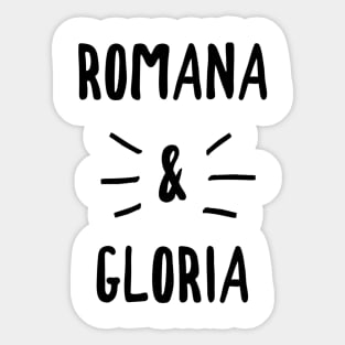 Ramona And Gloria Sticker